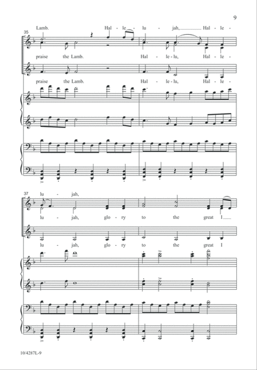 Hark, I Hear the Harps Eternal SSA scores gallery preview page 10