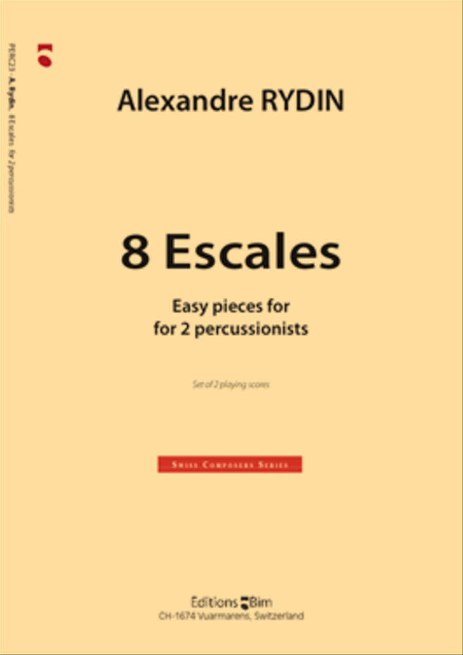 8 Escales 8 Escales Percussion scores gallery preview page 1