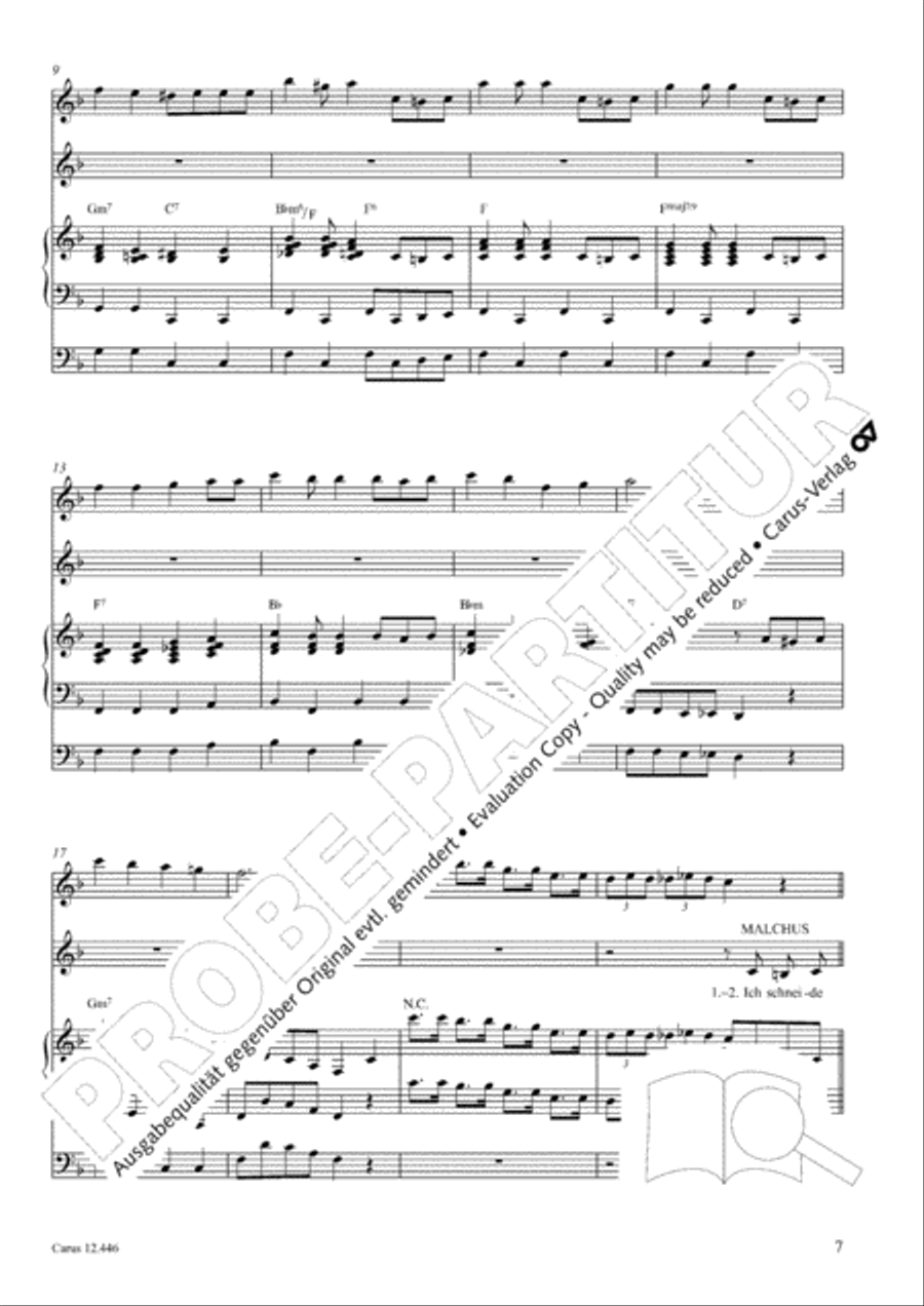Die Freude dieser Zeit Children's Choir scores gallery preview page 8
