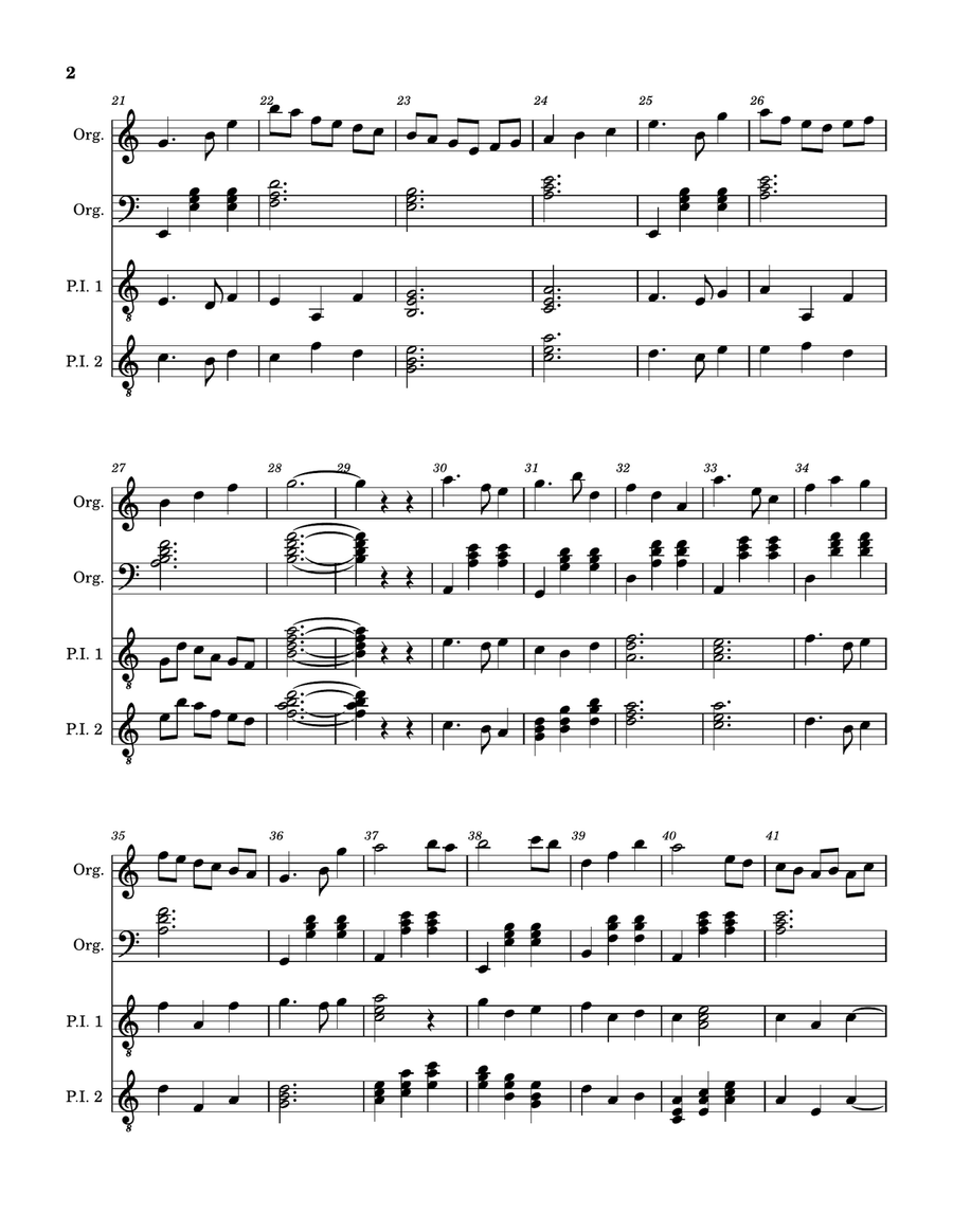 Variations of Bach Melodies No. 3 Harp scores gallery preview page 2