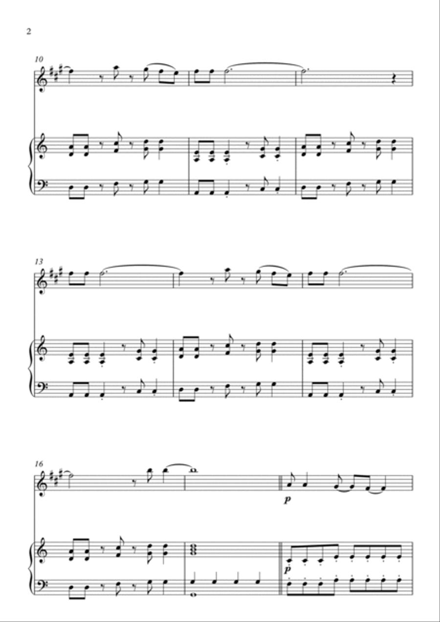 Rock You Like A Hurricane Alto Saxophone scores gallery preview page 2