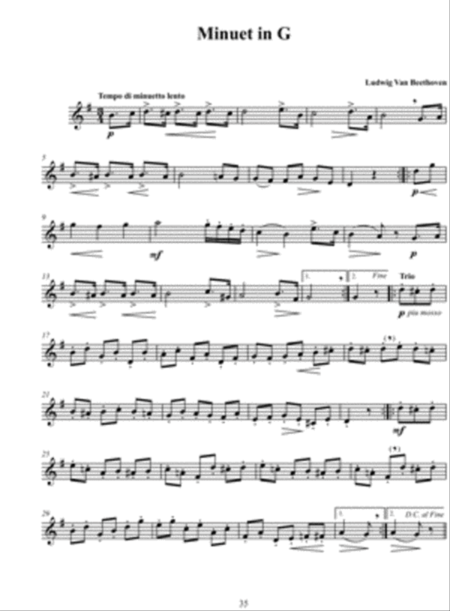 Classical Repertoire for Trumpet, Volume 2 Bugle scores gallery preview page 3