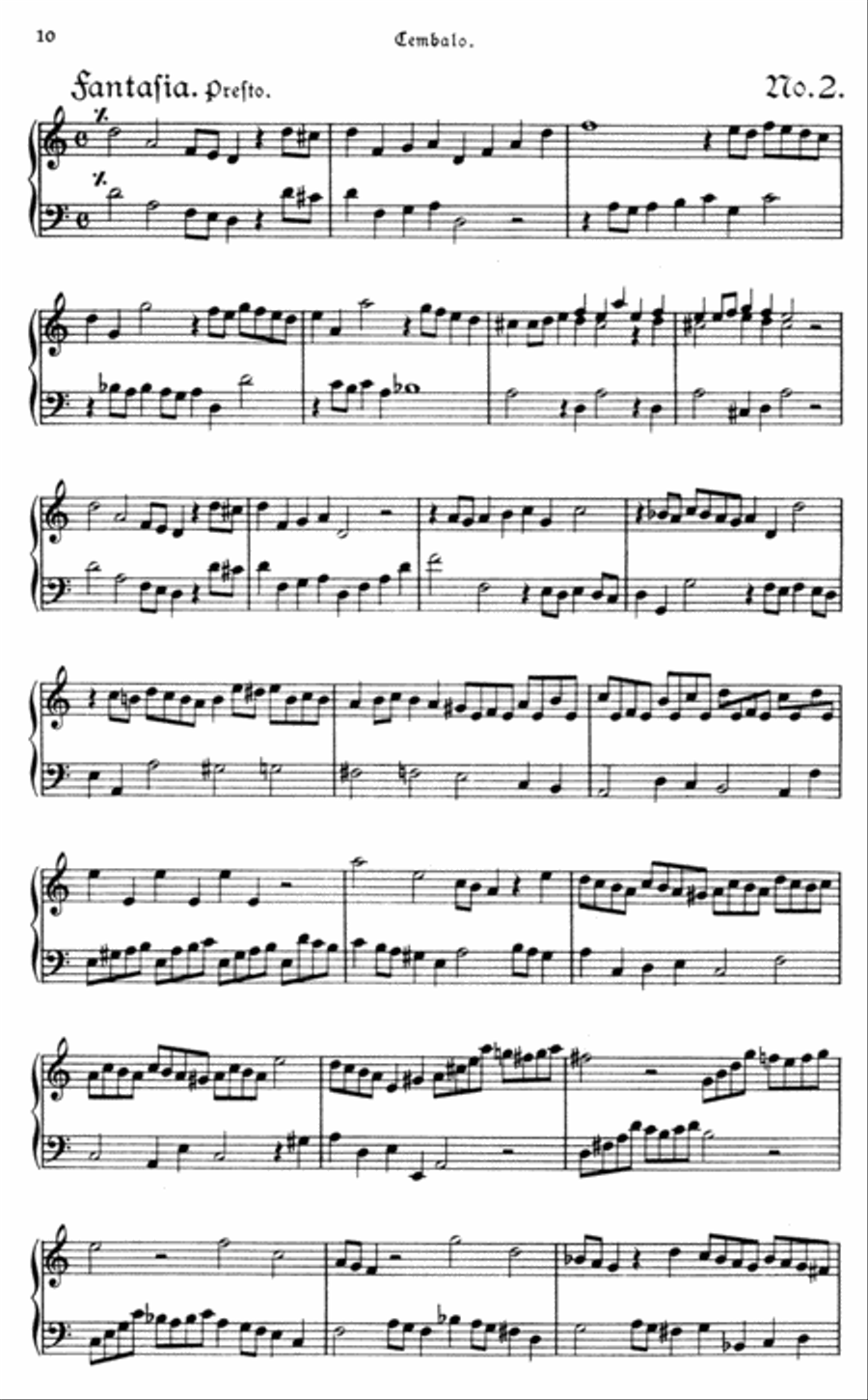 Drei Dutzend Klavierfantasien TWV 33:1-36 Piano Solo scores gallery preview page 2