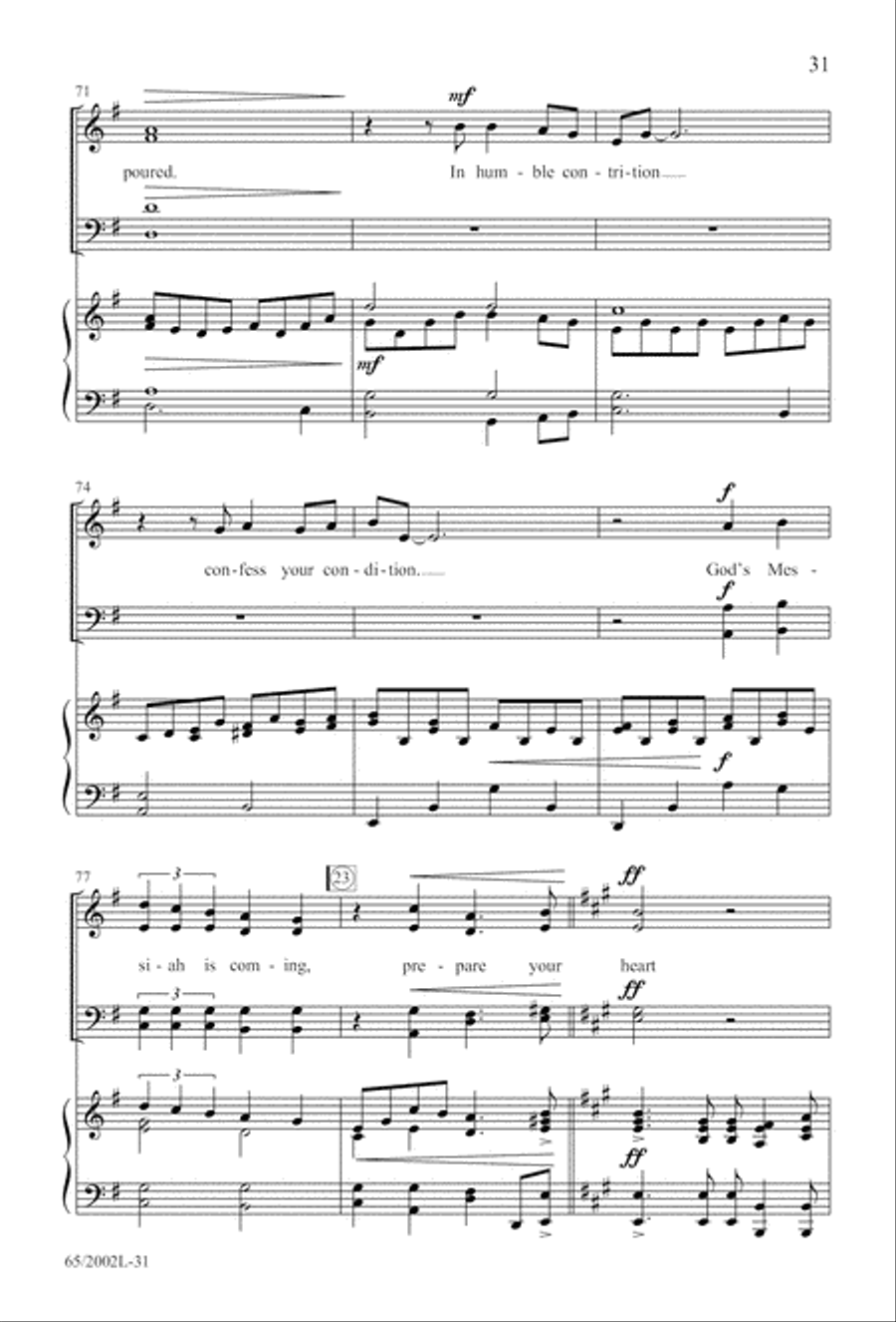 And This Shall Be a Sign And This Shall Be a Sign 4-Part scores gallery preview page 32