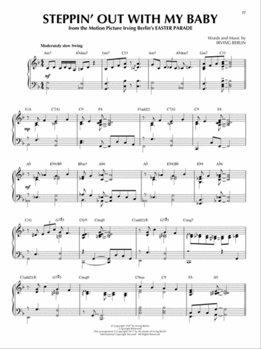 Blue Skies & Other Irving Berlin Songs Piano Solo scores gallery preview page 6
