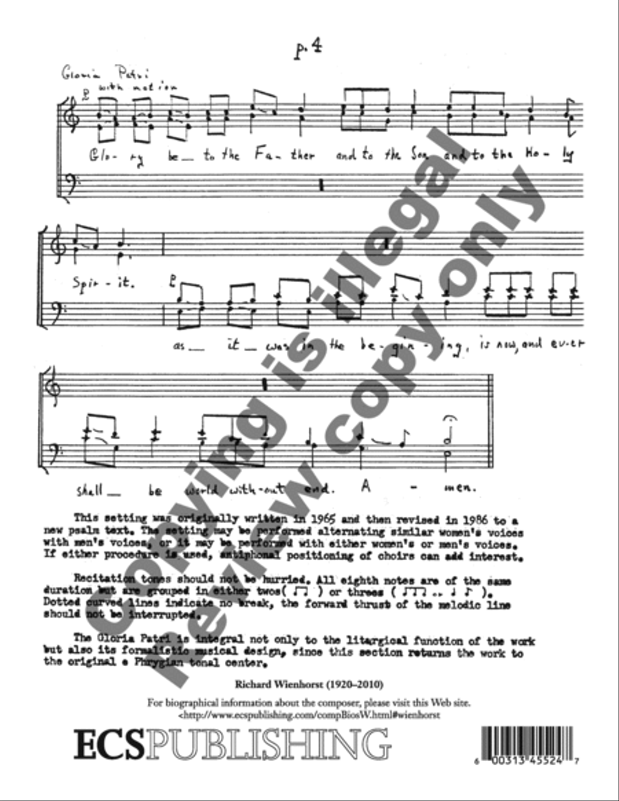 On the Holy Mountain On the Holy Mountain 4-Part scores gallery preview page 4