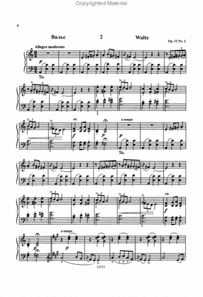 Selected Lyric Pieces for Piano, Book 1