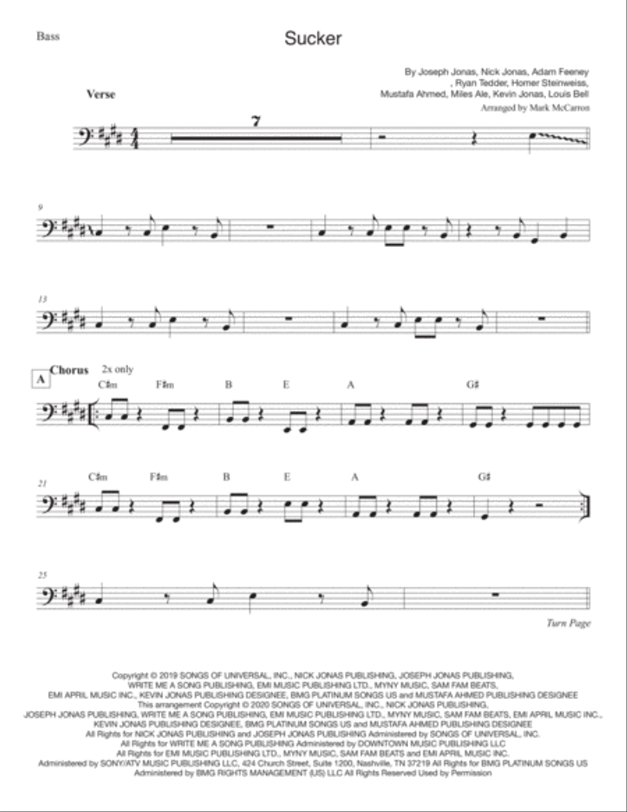 Sucker Electric Guitar scores gallery preview page 2