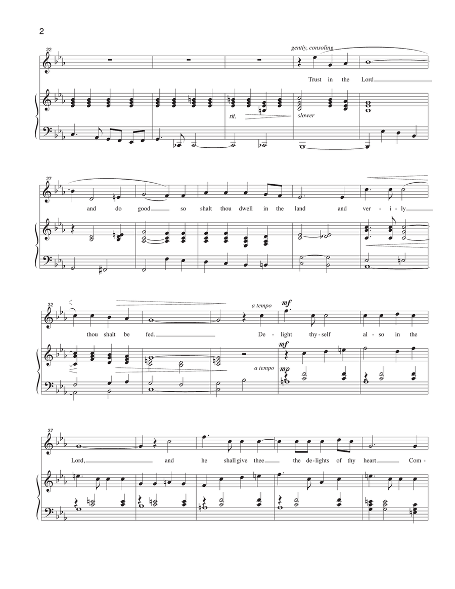 Psalm 3i7 Voice Solo scores gallery preview page 2