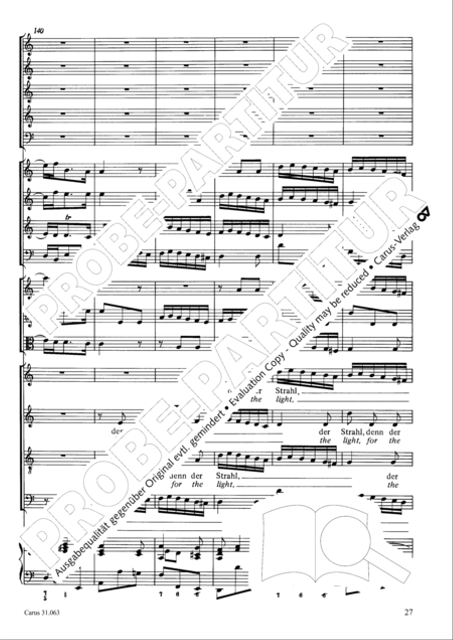 Christians, etch this blessed day (Christen, atzet diesen Tag) 4-Part scores gallery preview page 28