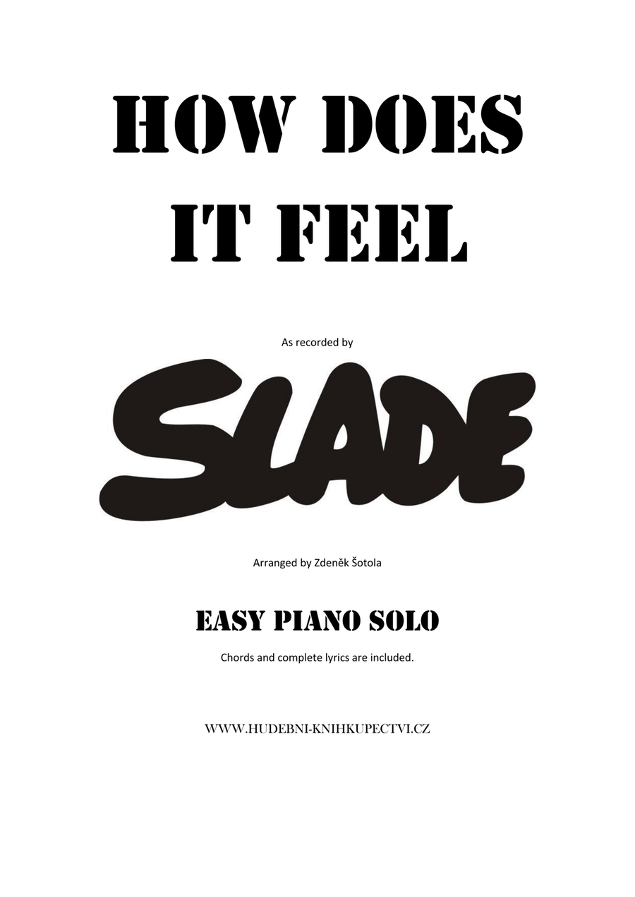 How Does It Feel Piano Solo scores gallery preview page 1