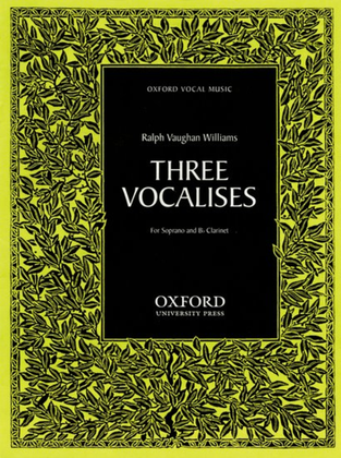 Book cover for Three Vocalises
