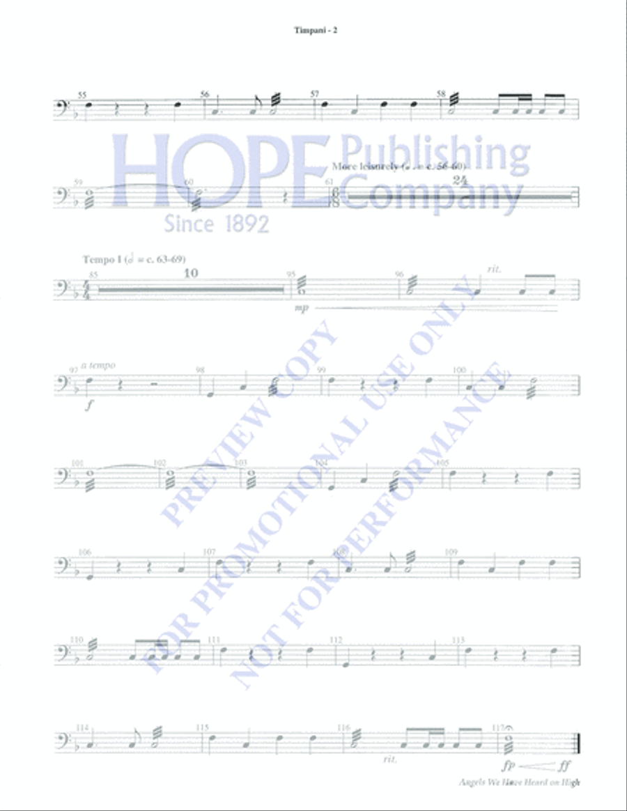Angels We Have Heard on High 5-Octaves scores gallery preview page 4