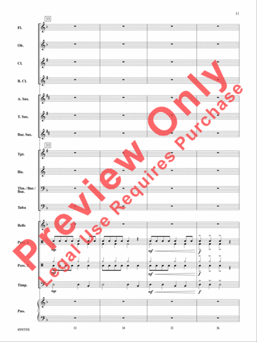 Creep It Real Concert Band scores gallery preview page 12