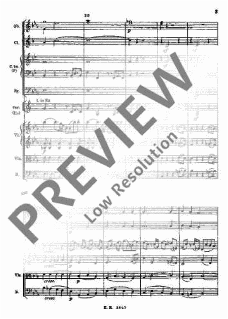 Masonic Funeral Music Orchestra scores gallery preview page 6
