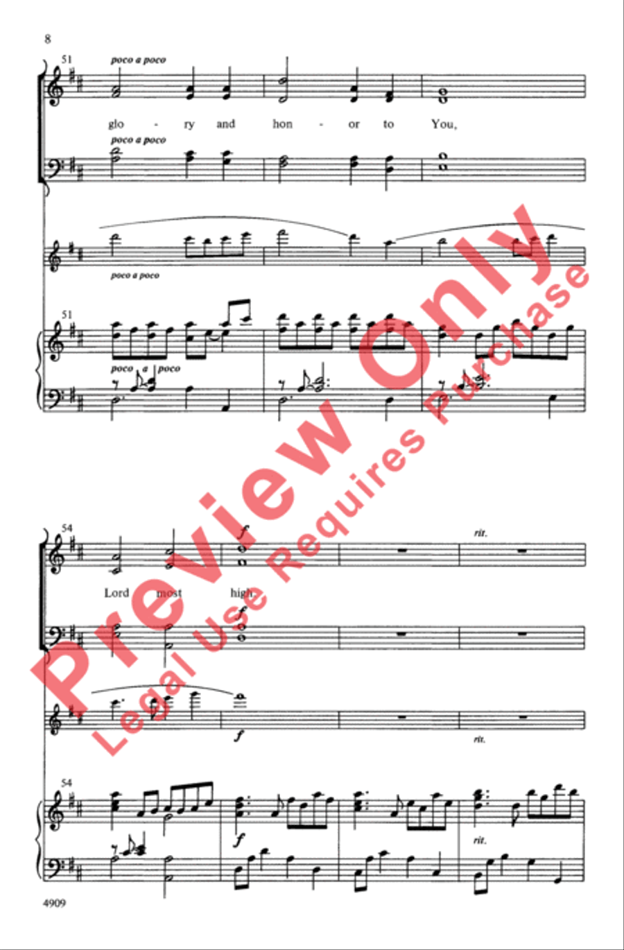 Advent Gift 4-Part scores gallery preview page 8