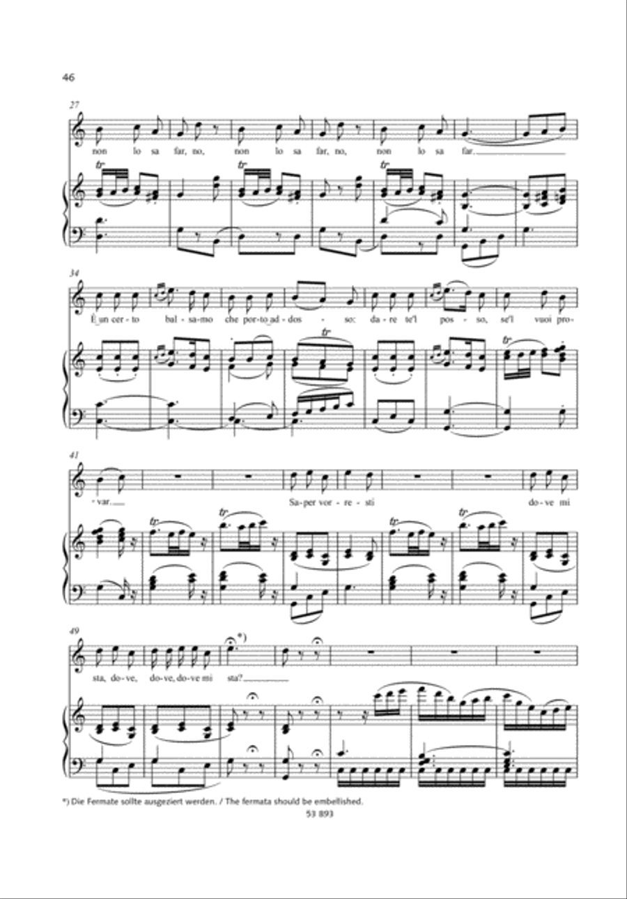 Aria di Zerlina Soprano Voice scores gallery preview page 2