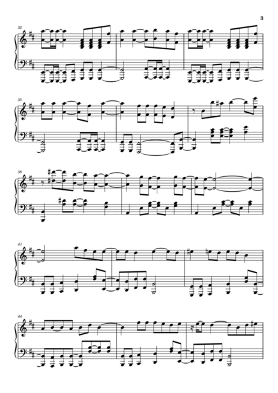 P.y.t. (pretty Young Thing) Piano Solo scores gallery preview page 3