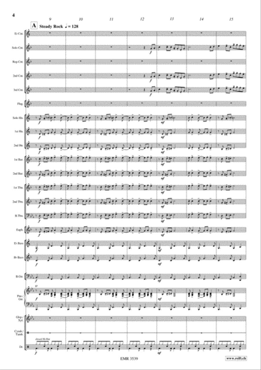 She'll Be Coming Round The Mountain Brass Band scores gallery preview page 5