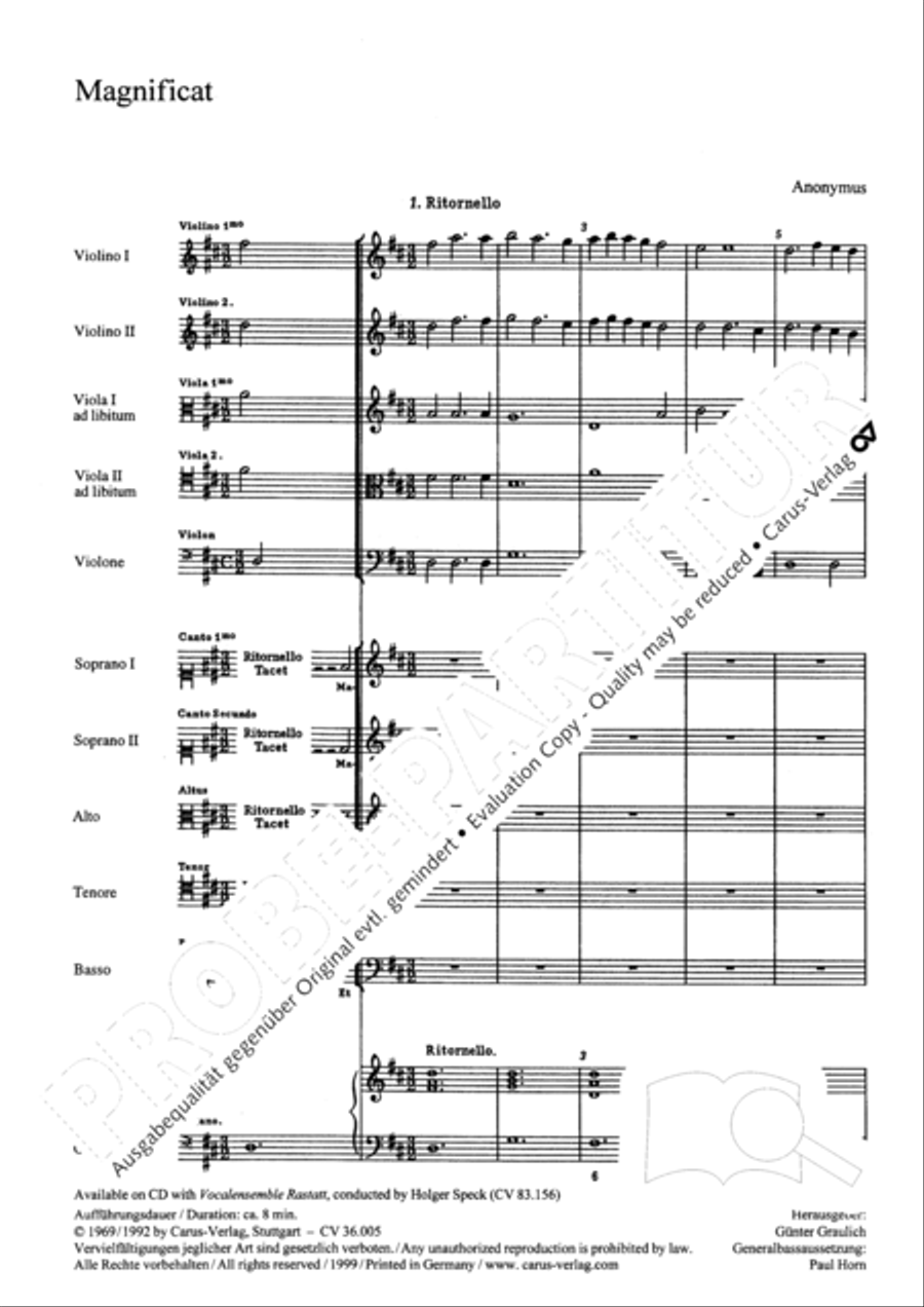Magnificat SSATB scores gallery preview page 9