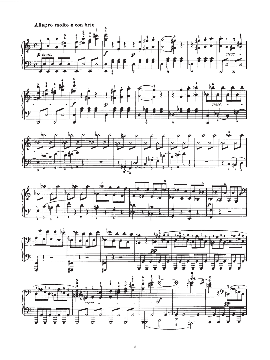 Sonata Pathetique, Op.13 (1st-3rd Movements) Piano Solo scores gallery preview page 5