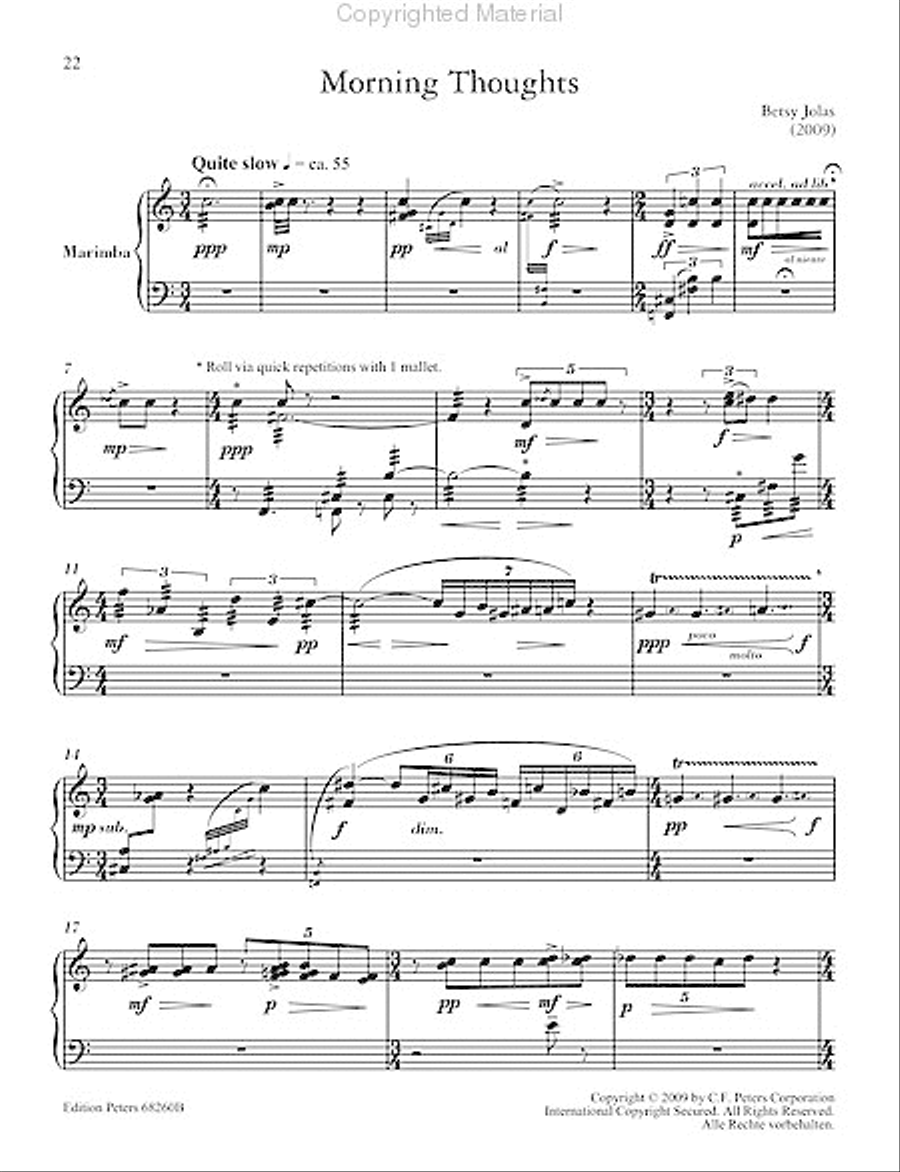 Intermediate Masterworks for Marimba, Volume 2 Marimba scores gallery preview page 6