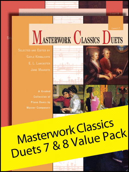 Masterwork Classics Duets, Levels 7 & 8 Value Pack
