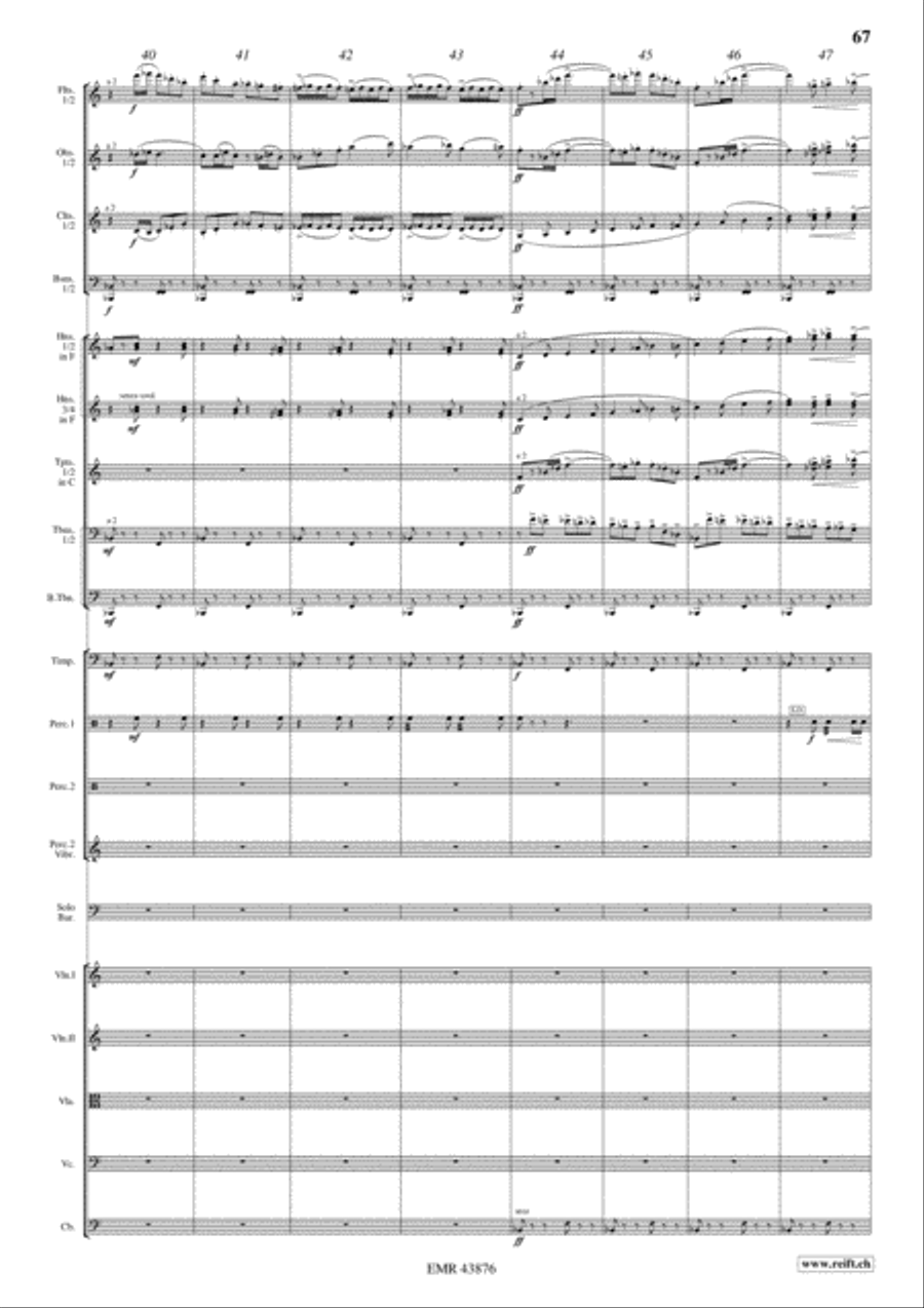 The Rime Of The Ancient Mariner Orchestra scores gallery preview page 21