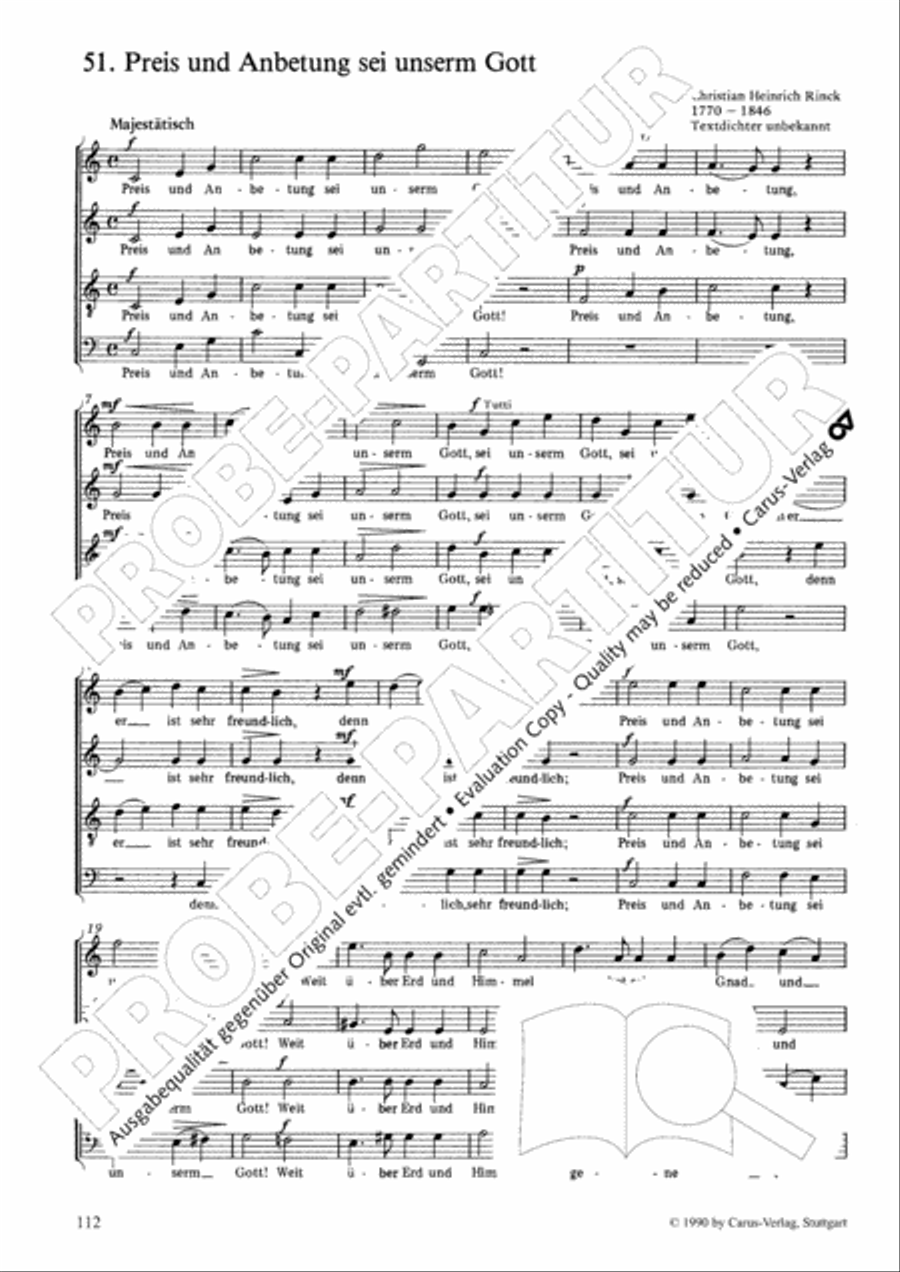 Geistliches Chorbuch der Romantik Choir scores gallery preview page 113