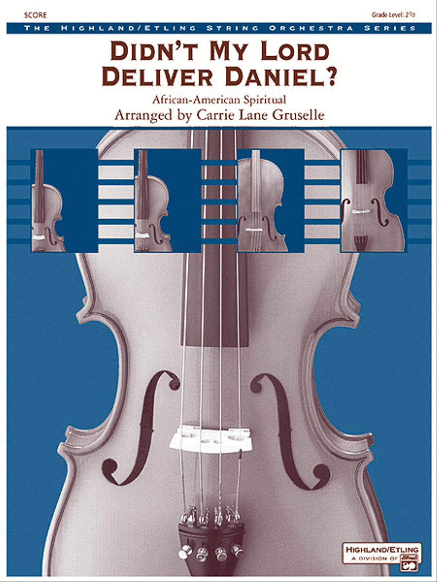 Didn't My Lord Deliver Daniel? String Orchestra scores gallery preview page 1