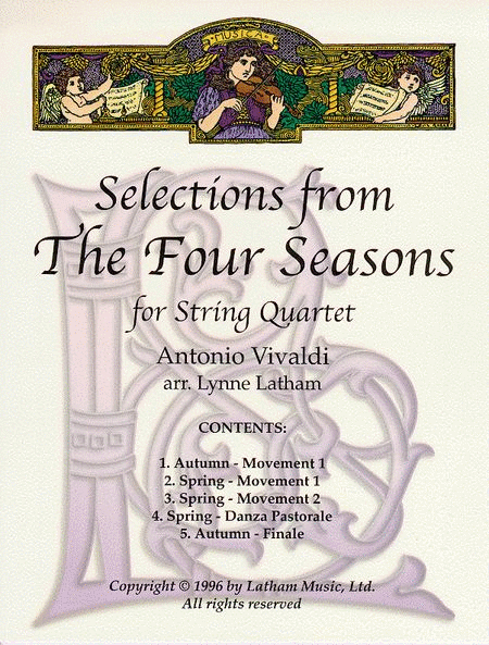 Selections from The Four Seasons for String Quartet image number null