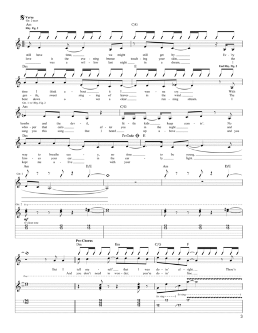 Crazy On You Acoustic Guitar scores gallery preview page 3