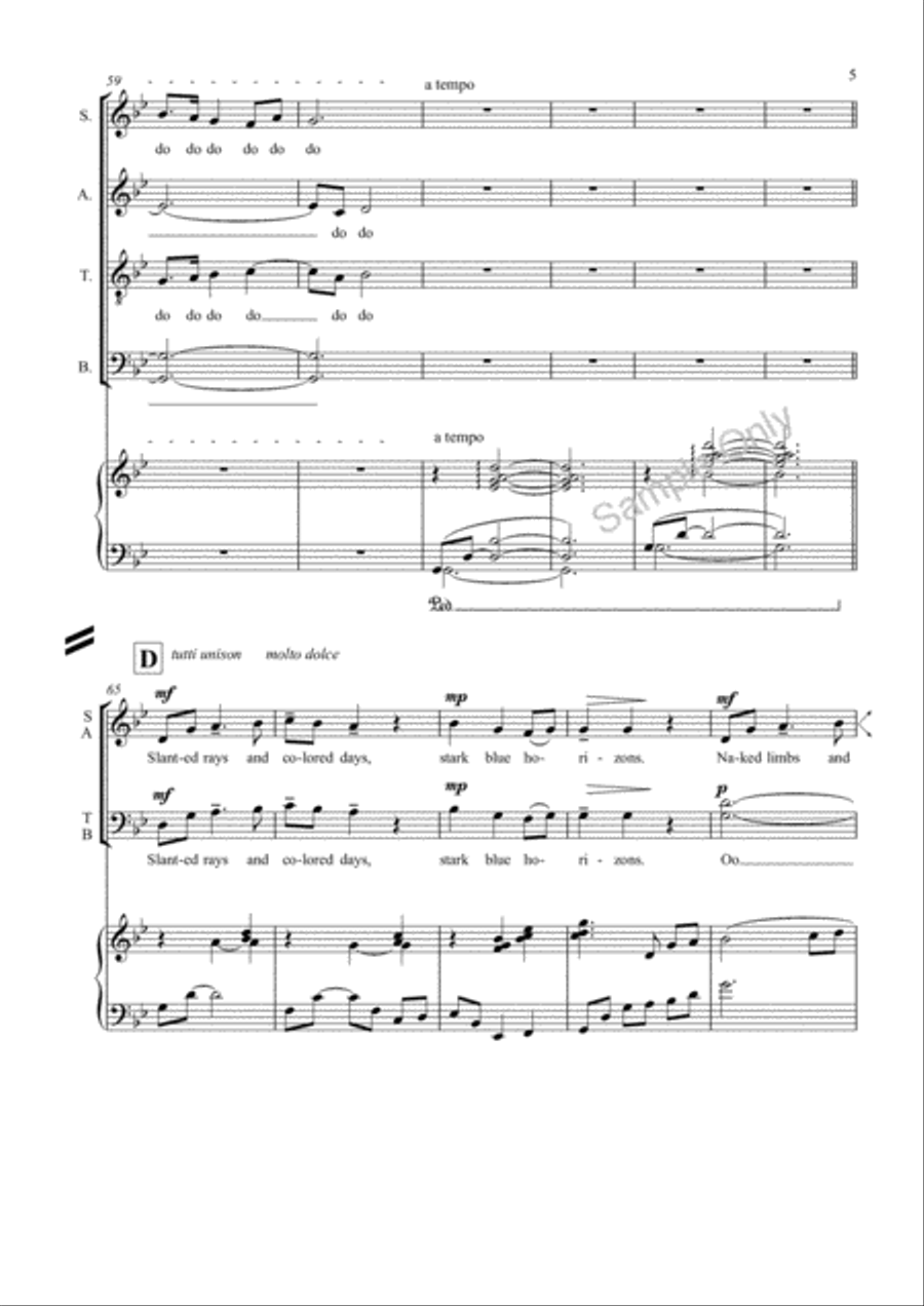 Pussy Willows Cat Tails 4-Part scores gallery preview page 6