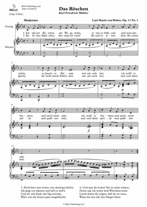 Das Roschen, Op. 15 No. 5 (E-flat Major)