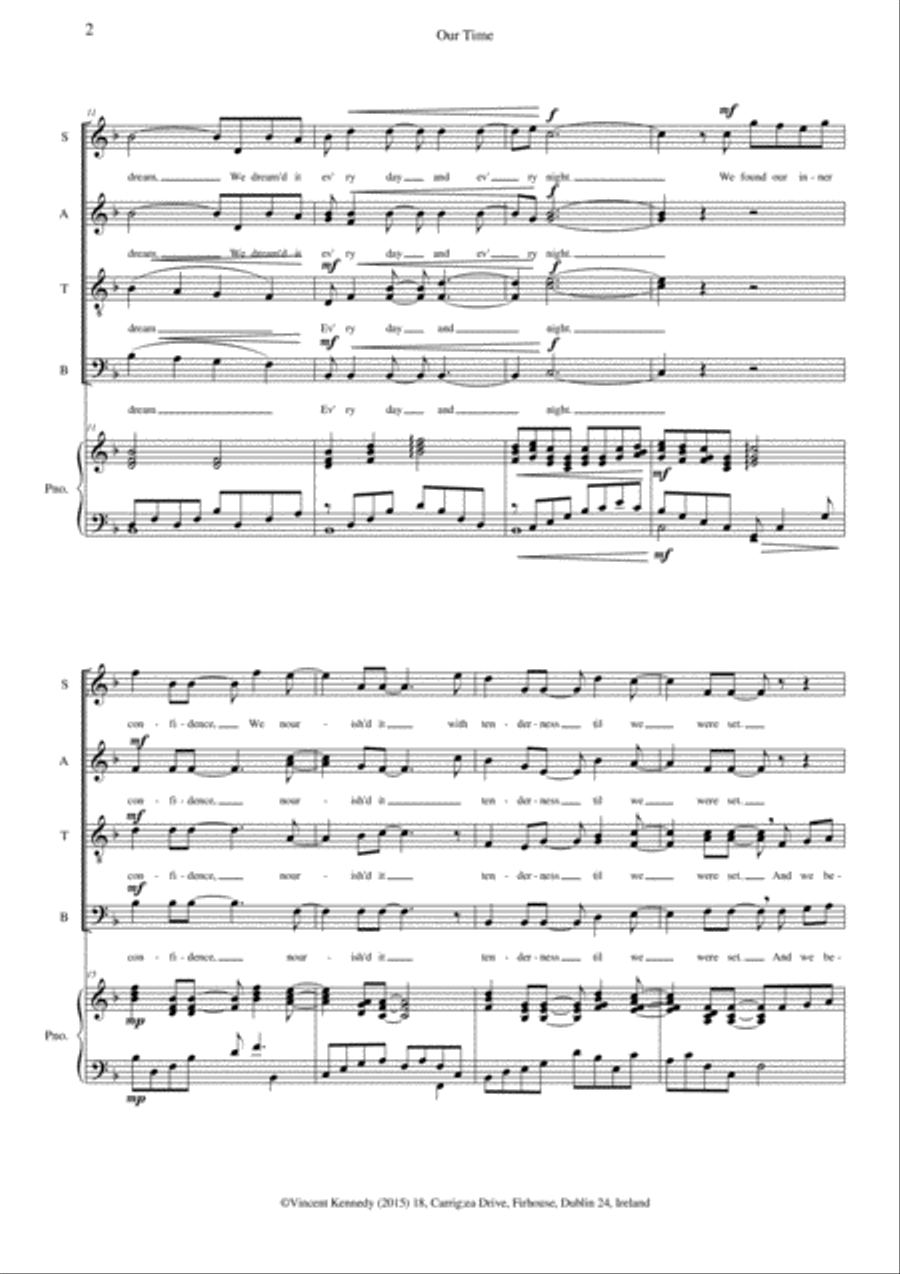 Our Time Our Time 4-Part scores gallery preview page 2