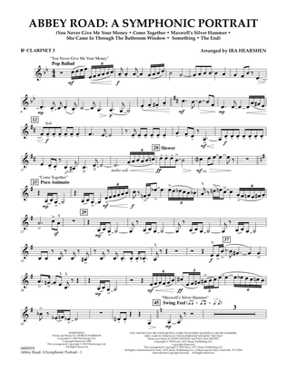 Abbey Road - A Symphonic Portrait - Bb Clarinet 3