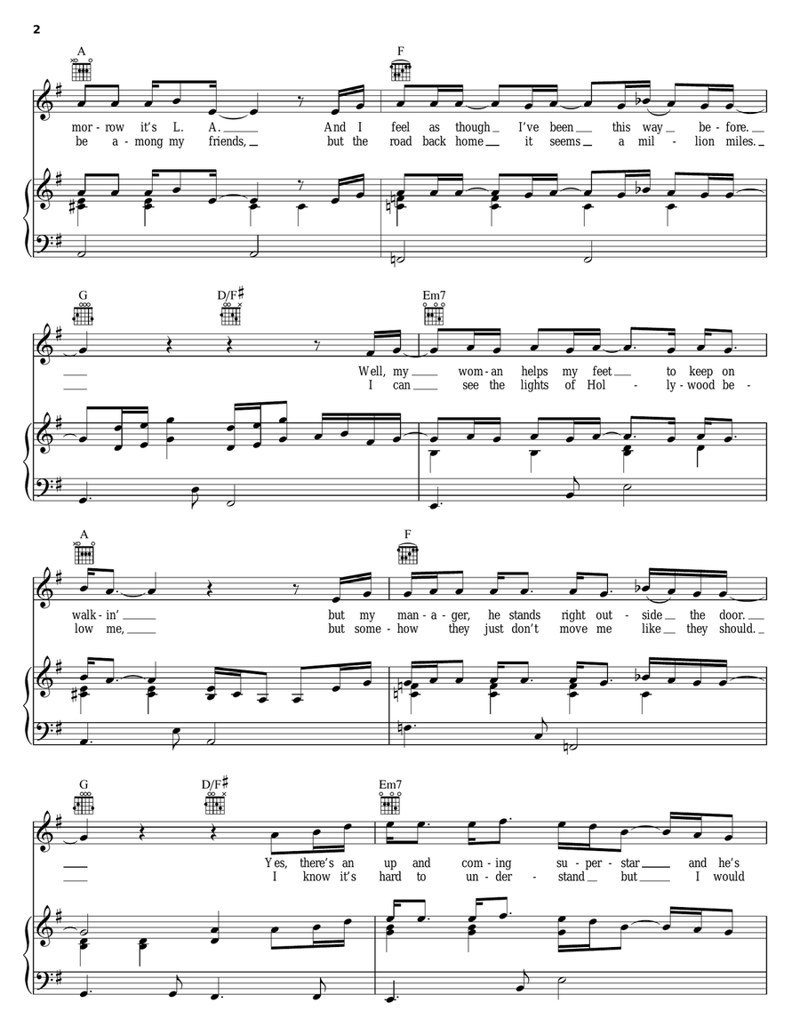 Oyster Bay Piano, Vocal, Guitar scores gallery preview page 2