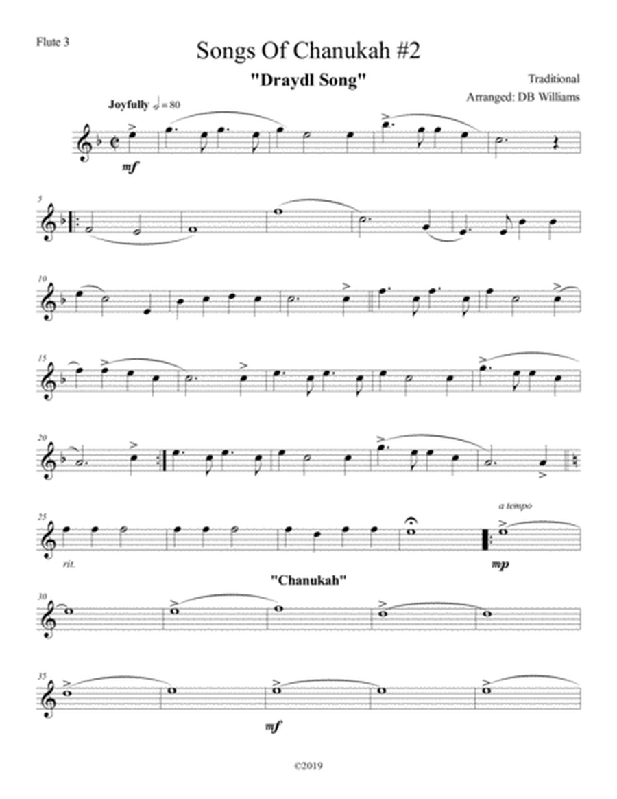 Songs Of Chanukah # 2 (Flute 3)