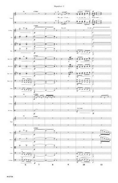 Magnificat - Full Orchestral Score and Parts