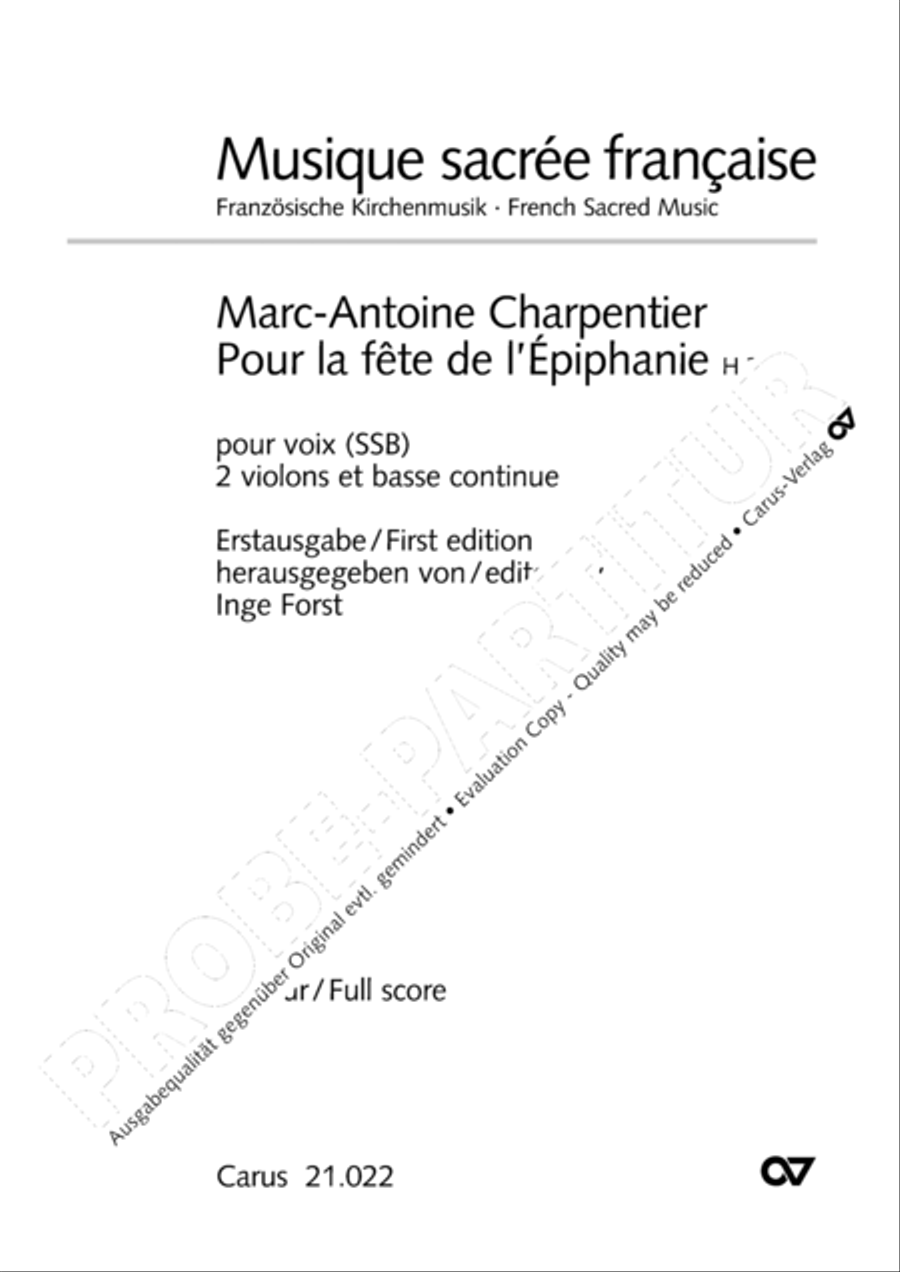 Pour la fete de l'Epiphanie Choir scores gallery preview page 2