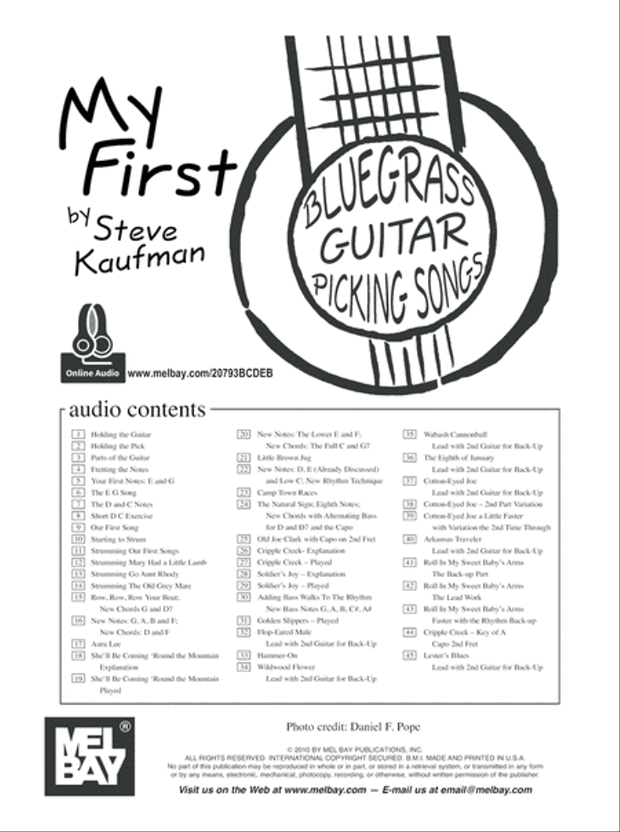 My First Bluegrass Guitar Picking Songs Acoustic Guitar scores gallery preview page 2