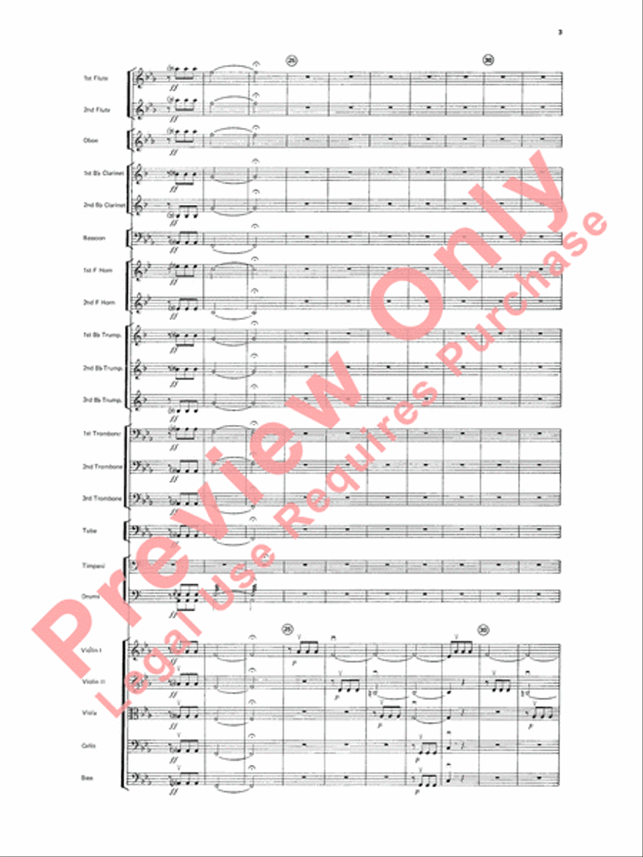 Beethoven's Symphony No. 5, 1st Movement Full Orchestra scores gallery preview page 6