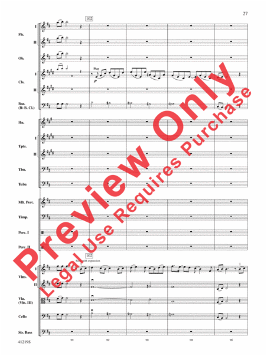 Led Zeppelin Reunion Full Orchestra scores gallery preview page 28