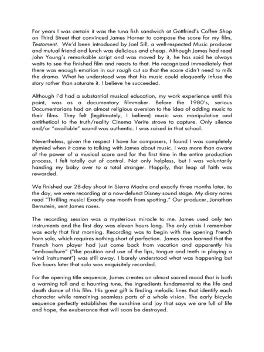 Testament Cues - Score Only Full Orchestra scores gallery preview page 6