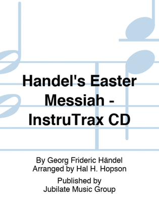 Book cover for Handel's Easter Messiah - InstruTrax CD