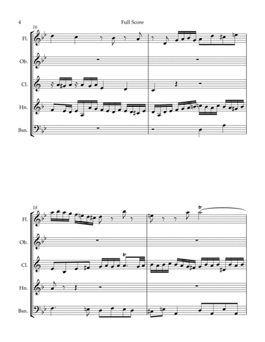 "Litte" Fugue in G minor, BWV 578 for Woodwind Quintet image number null
