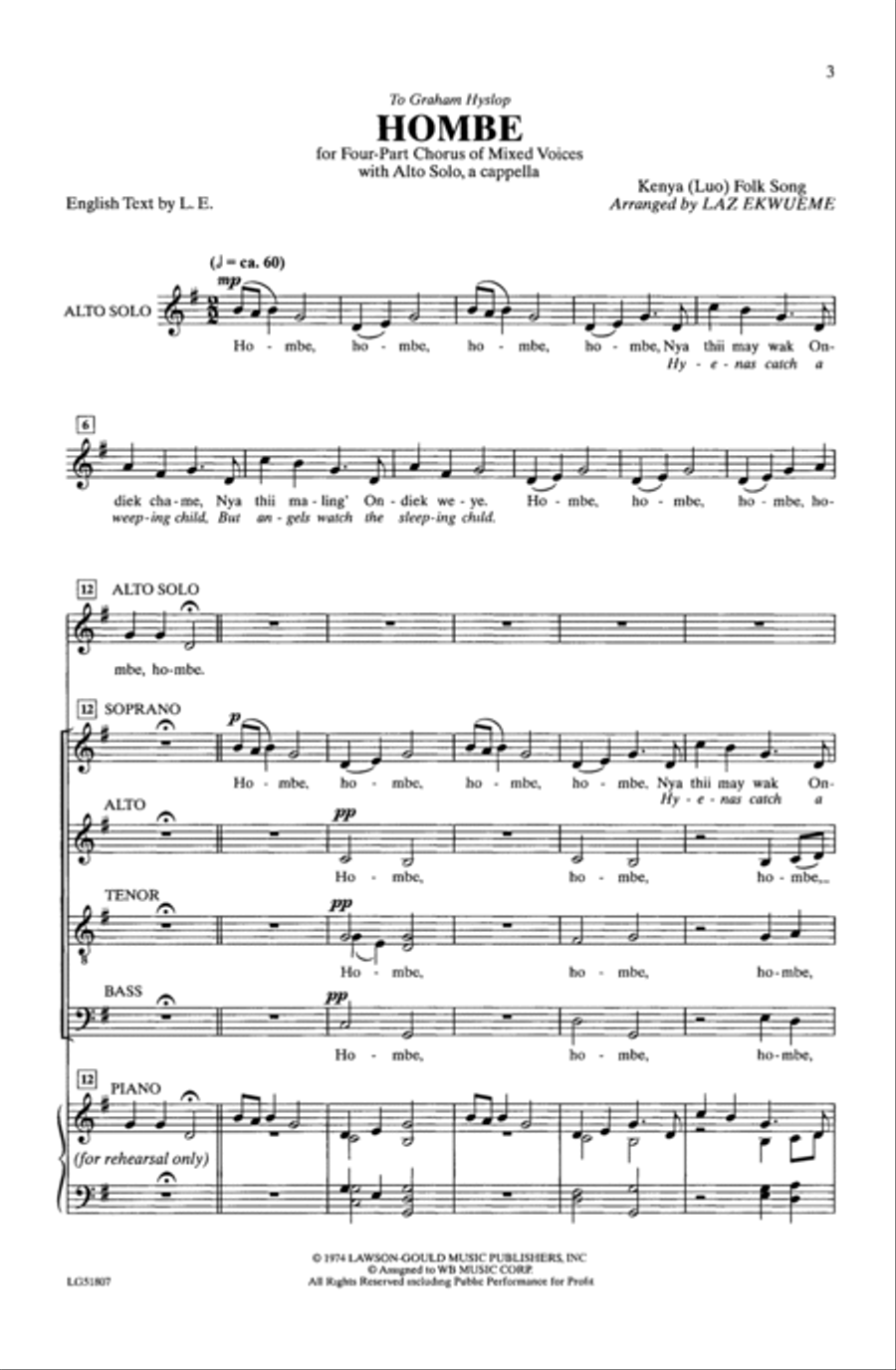 Hombe 4-Part scores gallery preview page 2