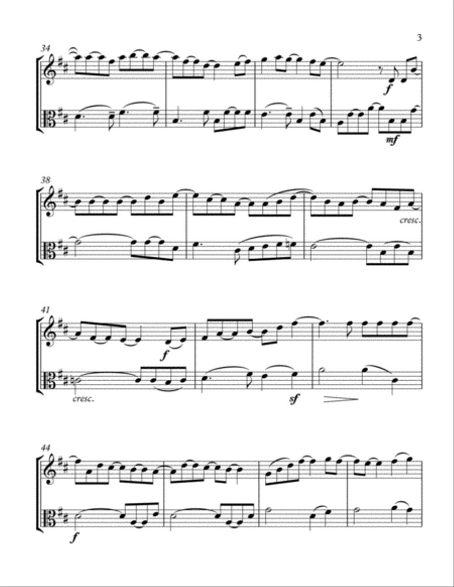 How Deep Is Your Love from the Motion Picture SATURDAY NIGHT FEVER String Duet scores gallery preview page 3