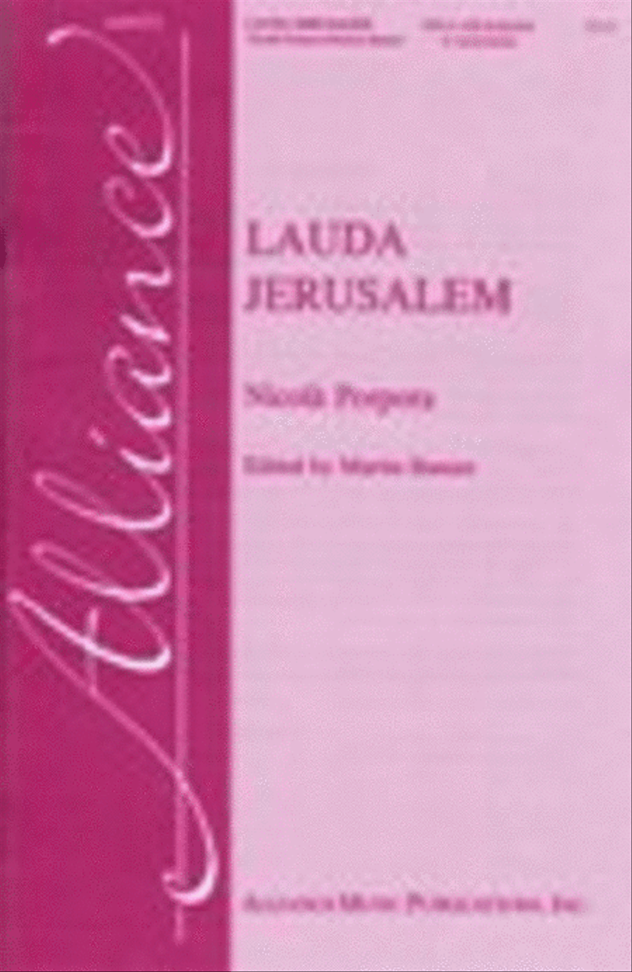 Lauda Jerusalem Lauda Jerusalem SSAA scores gallery preview page 1