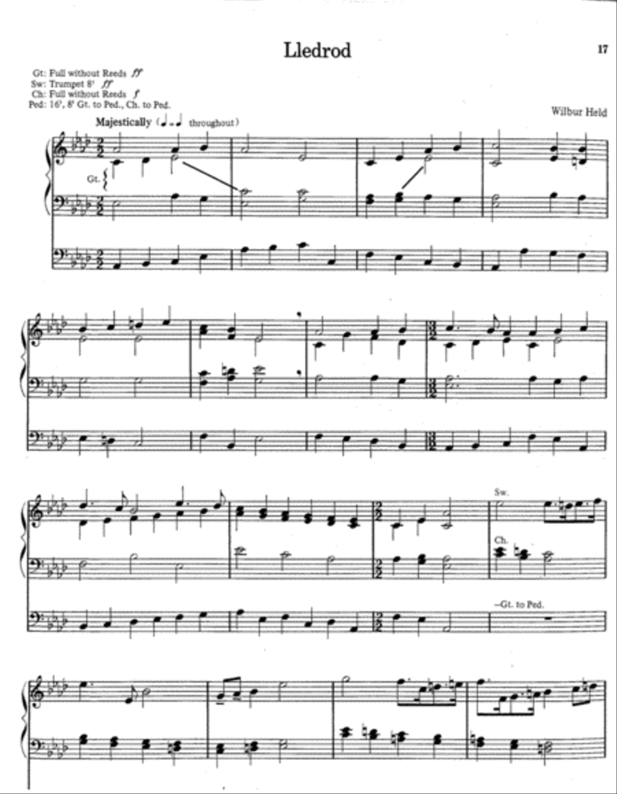 Those Wonderful Welsh, Set 1 Organ scores gallery preview page 6